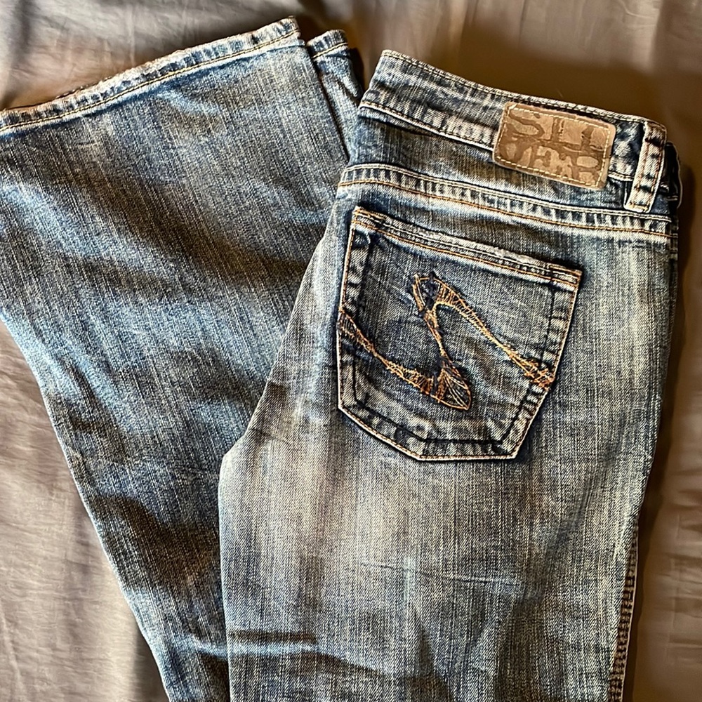 Silver “EDEN” jeans flare leg 31/35